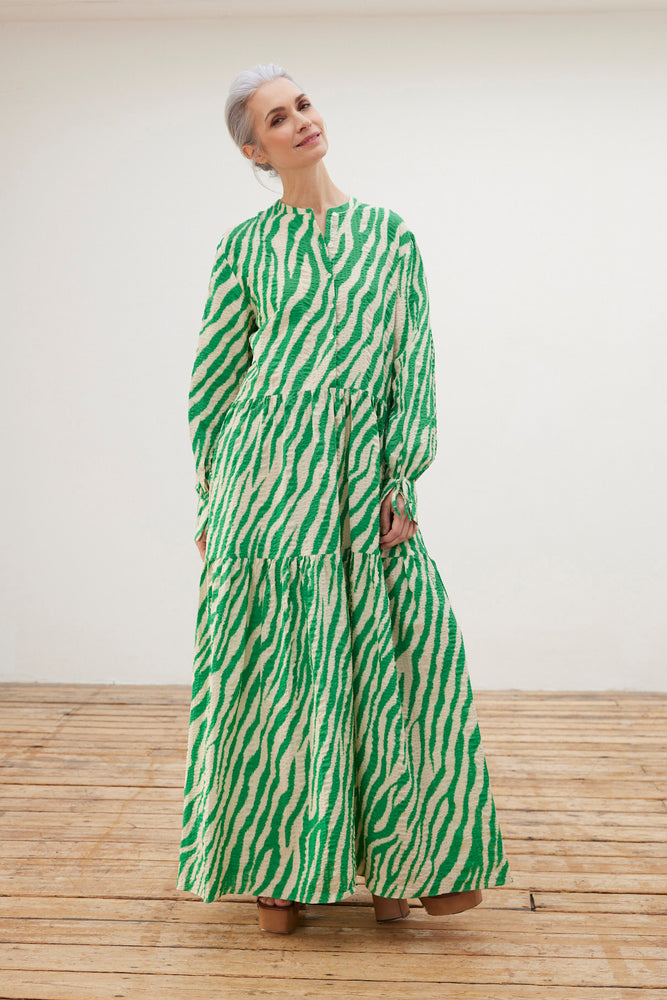 Stella Nova Isolda Green Maxi Dress