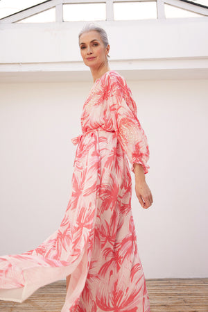Fabienne Chapot Sardinia Palm Print Maxi Dress