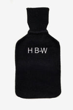 100% Cashmere Monogrammed Hot Water Bottle Cover (available in 2 colour ways)