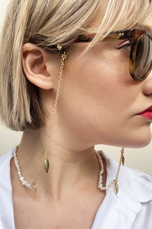 Sunny Cords Bead It Pearl Glasses Chain at The Bias Cut