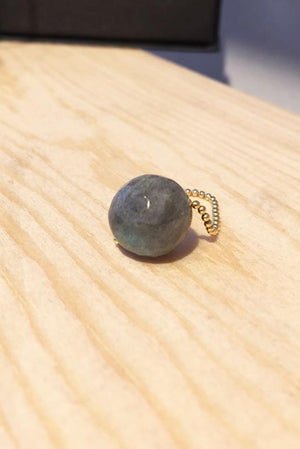 Gembud Dark Semi Precious Stone 9kt Gold Ring (5 styles available) - Gem & Tonic at The Bias Cut