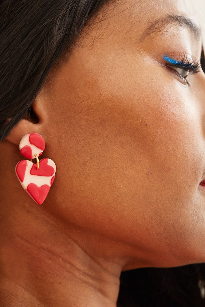 LOVE LOVE LOVE Medium Earrings 🌈♥️⭐ - No Shrinking Violet