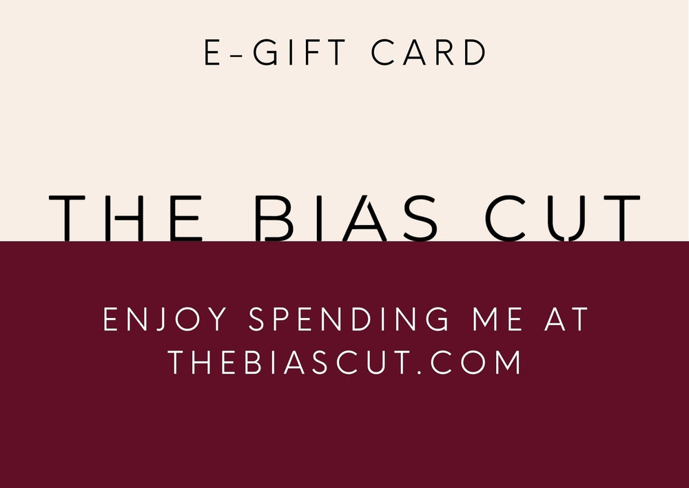 The Bias Cut E-Gift Card (from £25 to £100) - The Bias Cut at The Bias Cut