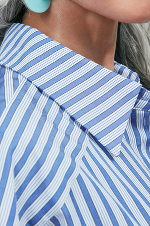 Cras Daycras Blue Stripe Shirt