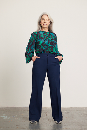 
                
                    Load image into Gallery viewer, POM Amsterdam Eternal Blue Trousers
                
            