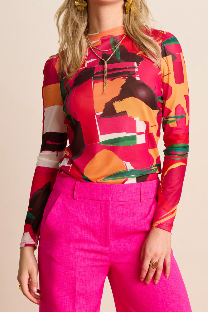 POM Amsterdam Cape Town Printed Top