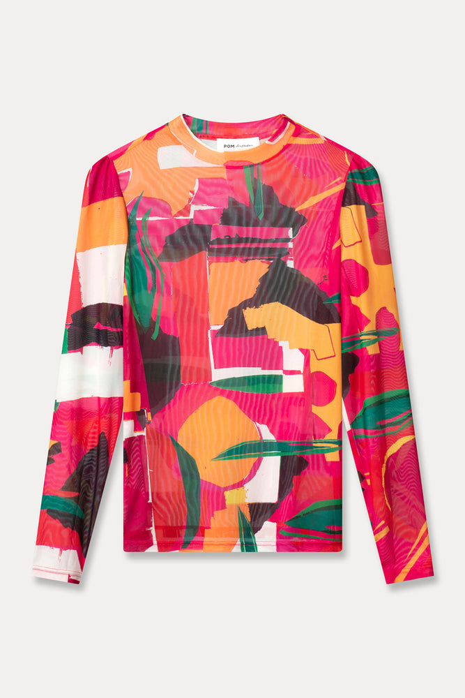 POM Amsterdam Cape Town Printed Top
