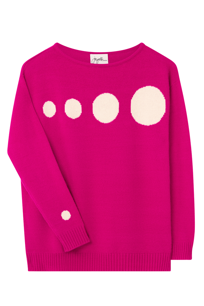 Jacynth London Neo Pink Jumper - 15% Proceeds Donated To Breast Cancer UK