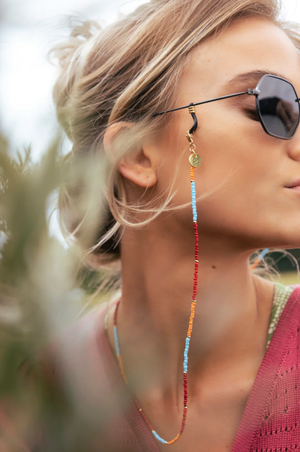 
                
                    Load image into Gallery viewer, Pippa Colourful Beads Sunglasses Chain
                
            