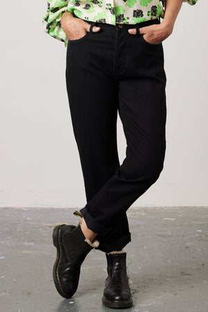 Reiko Milo Black High Waisted Jeans