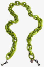Abbracci Fern Green Glasses Chain
