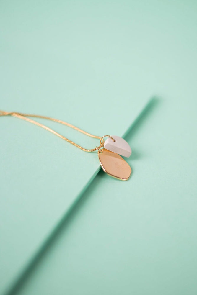 Cloud + Clay Almond Necklace at The Bias Cut