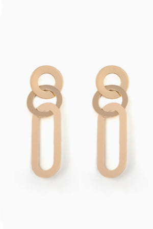 Barclay Gold Plated Earrings - Titlee at The Bias Cut