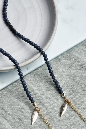 Sunny Cords Bead It Dark Blue Glasses Chain at The Bias Cut