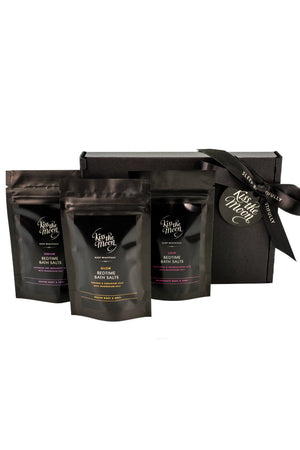 
                
                    Load image into Gallery viewer, Bedtime Bath Salts Mini Trio Gift Set - Kiss The Moon at The Bias Cut
                
            