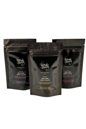 
                
                    Load image into Gallery viewer, Bedtime Bath Salts Mini Trio Gift Set - Kiss The Moon at The Bias Cut
                
            