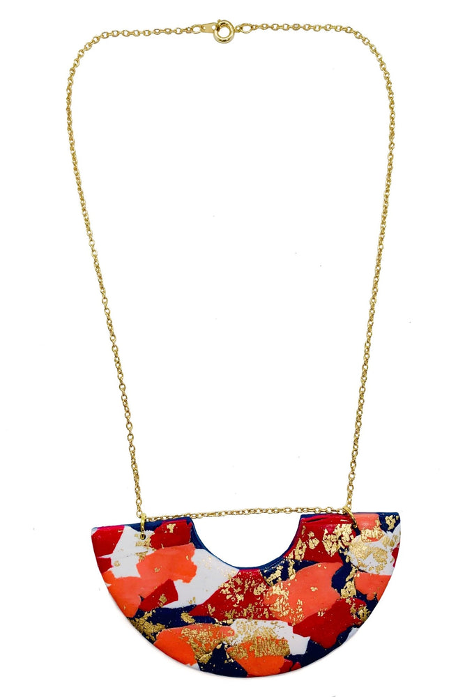 
                
                    Load image into Gallery viewer, No Shrinking Violet Bold &amp;amp; Beautiful Statement Necklace at The Bias Cut
                
            