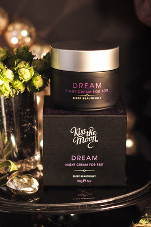 
                
                    Load image into Gallery viewer, Dream Night Cream For Feet with Lavender &amp;amp; Bergamot - Kiss The Moon at The Bias Cut
                
            