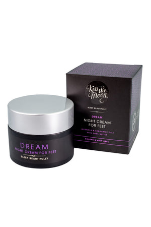 
                
                    Load image into Gallery viewer, Dream Night Cream For Feet with Lavender &amp;amp; Bergamot - Kiss The Moon at The Bias Cut
                
            