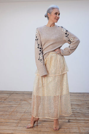 
                
                    Load image into Gallery viewer, Fabienne Chapot Bodil Embroidered Jumper - Fabienne Chapot at The Bias Cut
                
            