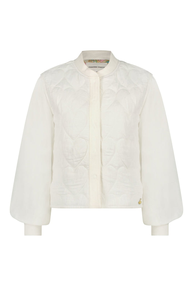 
                
                    Load image into Gallery viewer, Fabienne Chapot Patty Heart Quilted Jacket - Fabienne Chapot at The Bias Cut
                
            