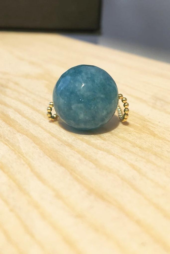 
                
                    Load image into Gallery viewer, Gembud Dark Semi Precious Stone 9kt Gold Ring (5 styles available) - Gem &amp;amp; Tonic at The Bias Cut
                
            