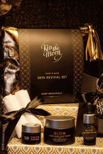 Good To Glow Face Revival Gift Set with face polish, face oil and sleep balm - Kiss The Moon at The Bias Cut