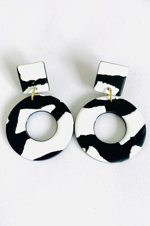 
                
                    Load image into Gallery viewer, Helsinki Sky Square Stud Earrings - No Shrinking Violet
                
            