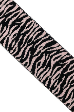
                
                    Load image into Gallery viewer, Ingmarson Tiger Stripe Wool &amp;amp; Cashmere Baby Pink Scarf - Ingmarson at The Bias Cut
                
            