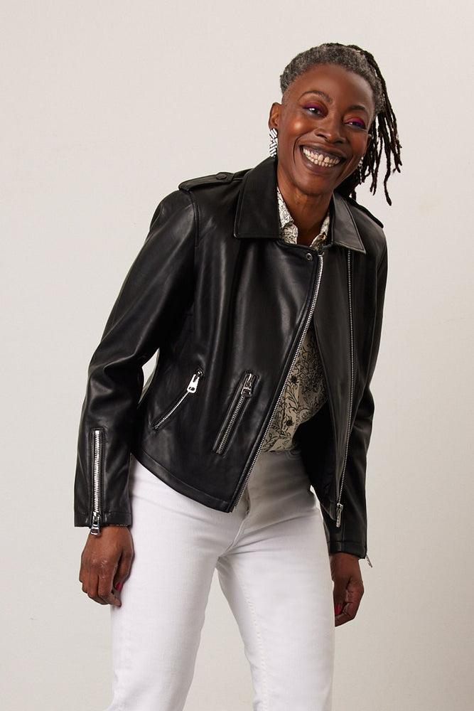 Jakke Beau Leather Black Jacket – The Bias Cut