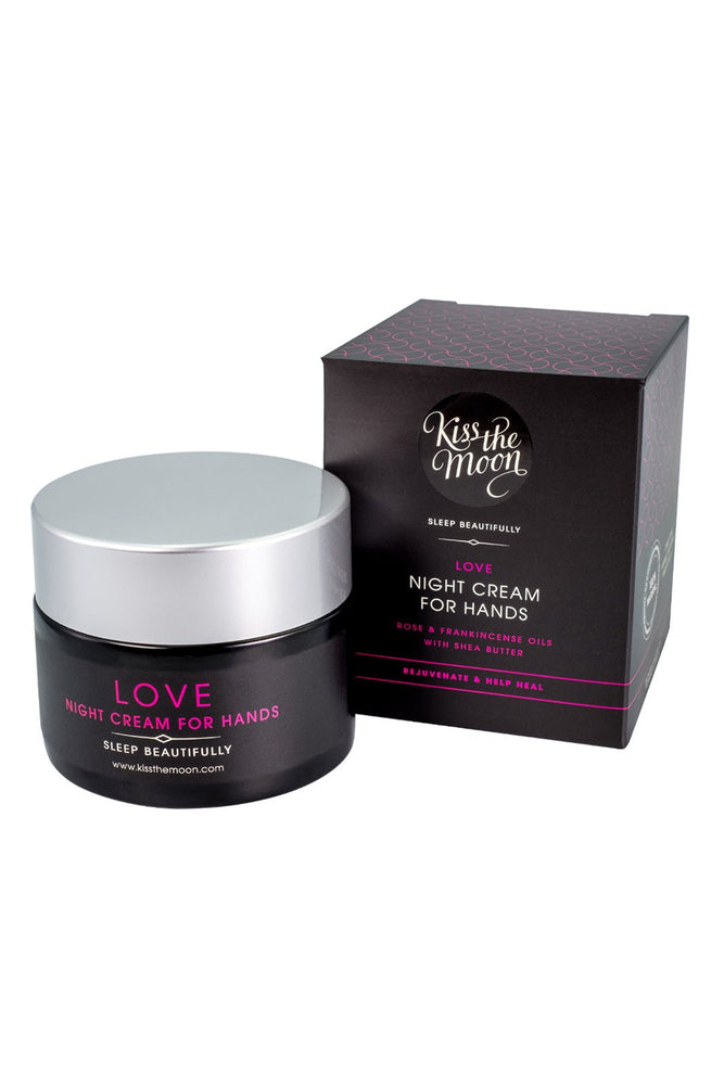 Love Night Cream For Hands with Rose & Frankincense - Kiss The Moon at The Bias Cut