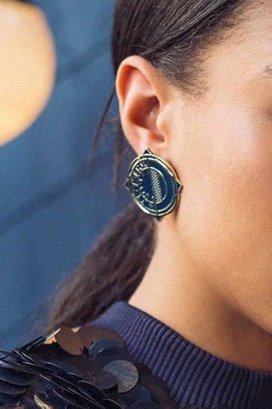 Map Earrings - Milk Tooth at The Bias Cut