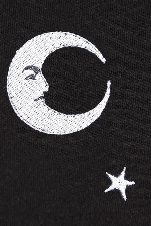 Midnight Sky Embroidered T-Shirt - Ingmarson at The Bias Cut