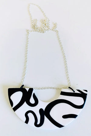 Octopussy White Statement Necklace - No Shrinking Violet