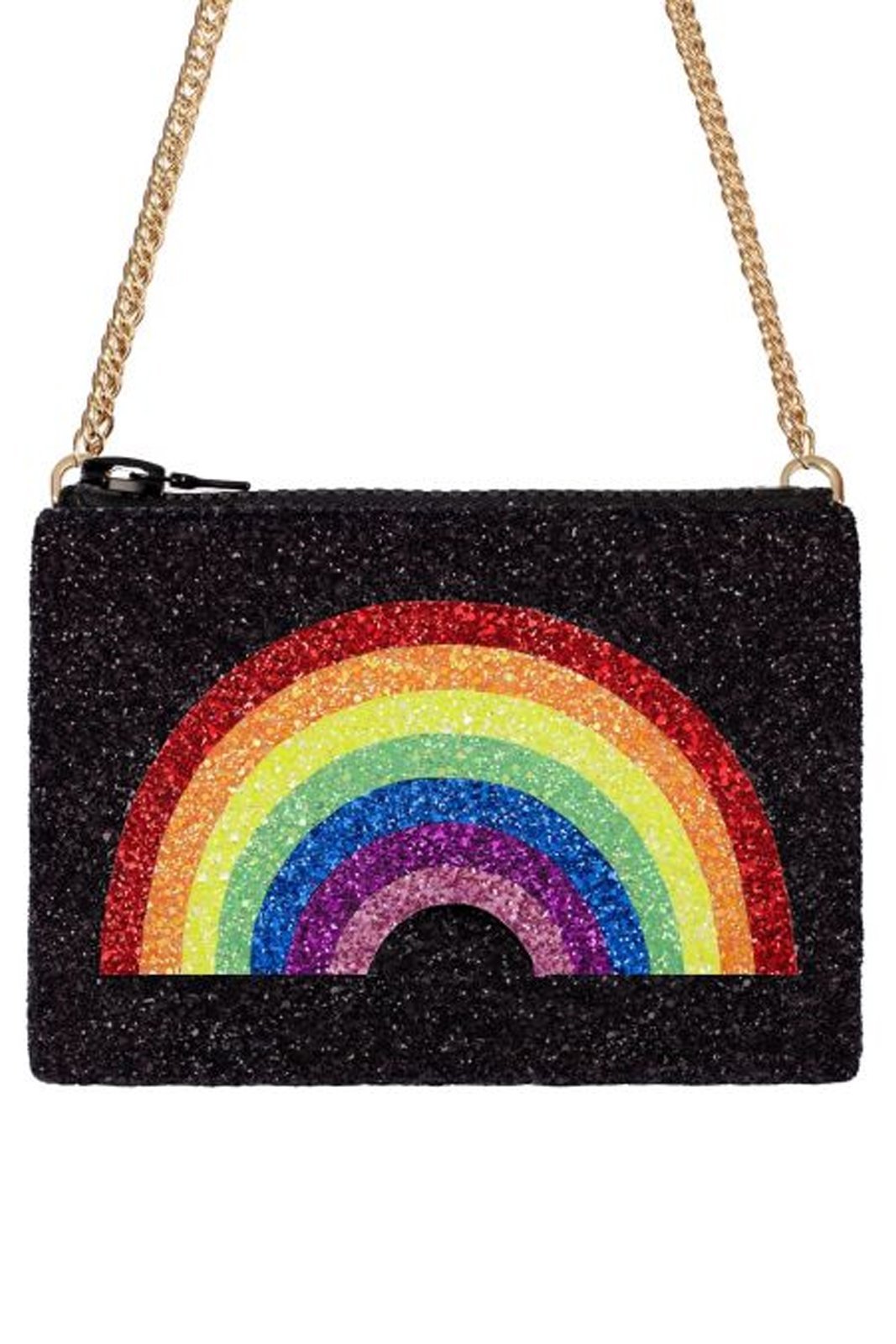 Rainbow Glitter CrossBody Bag The Bias Cut