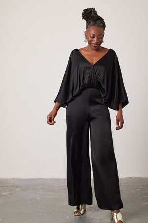 
                
                    Load image into Gallery viewer, Reiko Jaycie Black Jumpsuit - Reiko at The Bias Cut
                
            
