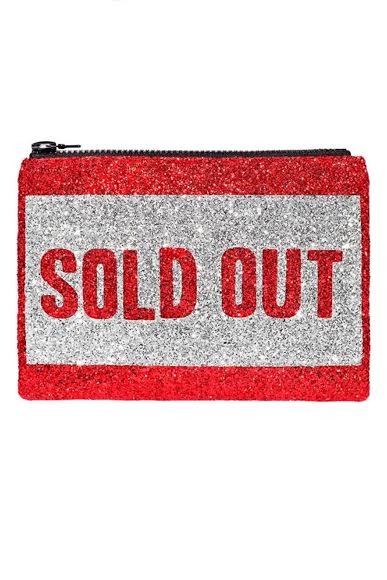 Sold Out Glitter Clutch Bag