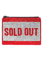 Sold Out Glitter Clutch Bag